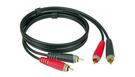 KLOTZ AT-CC0100 Stereo Twin Cable with RCA Plug
