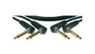 KLOTZ AU-AJJ0060 Unbalanced Patch Cable Set with Angled Jack