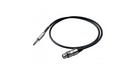 Cavo 10 mt. Jack 6.3mm - XLR Femmina