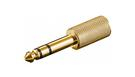 Adattatore Jack Stereo Dorato da 3.5mm a 6.35mm