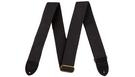 FENDER Cotton/Leather Strap Black